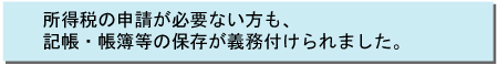 記帳と保存の義務